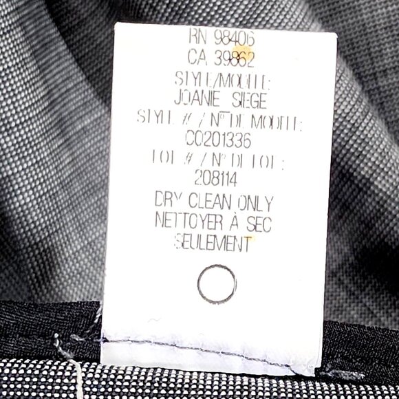 Theory Lightweight Wool Straight Skirt Unlined Knee Length Charcoal Gray - Picture 5 of 5